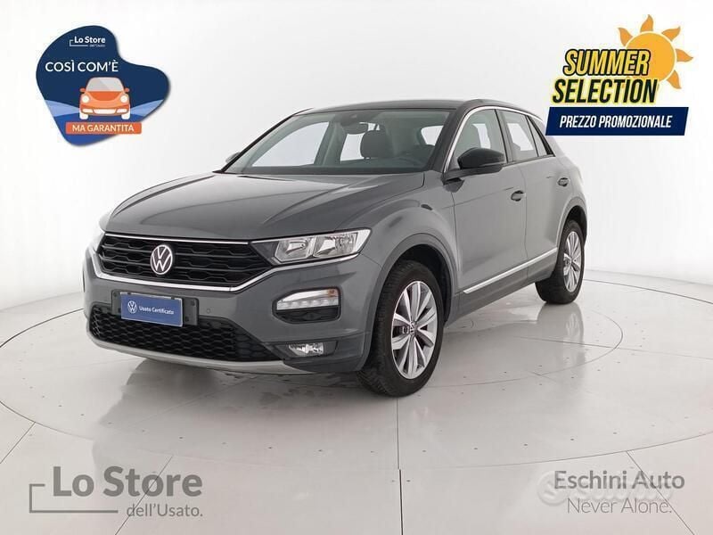 Indium grey metallizzato nero Usata 2021 VW T-Roc Style SUV | 20.900 € (Ottimo prezzo) - Immagine 1/2