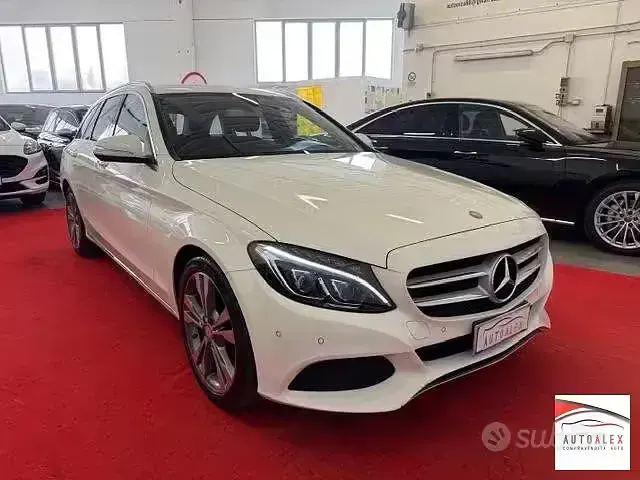 Usata Mercedes C220 Premium 170 CV (125 kW) 2014 Bianco Station wagon
