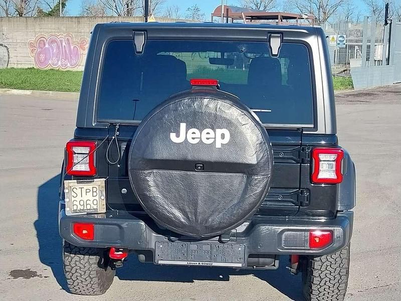 Usata Jeep Wrangler Unlimited Rubicon 200 CV (147 kW) 2019 Nero SUV