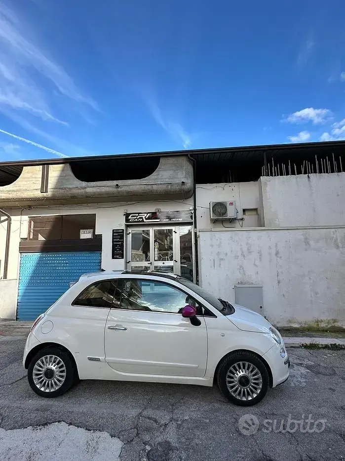 Usata Fiat 500 Lounge 69 CV (50 kW) 2014 Bianco Berlina