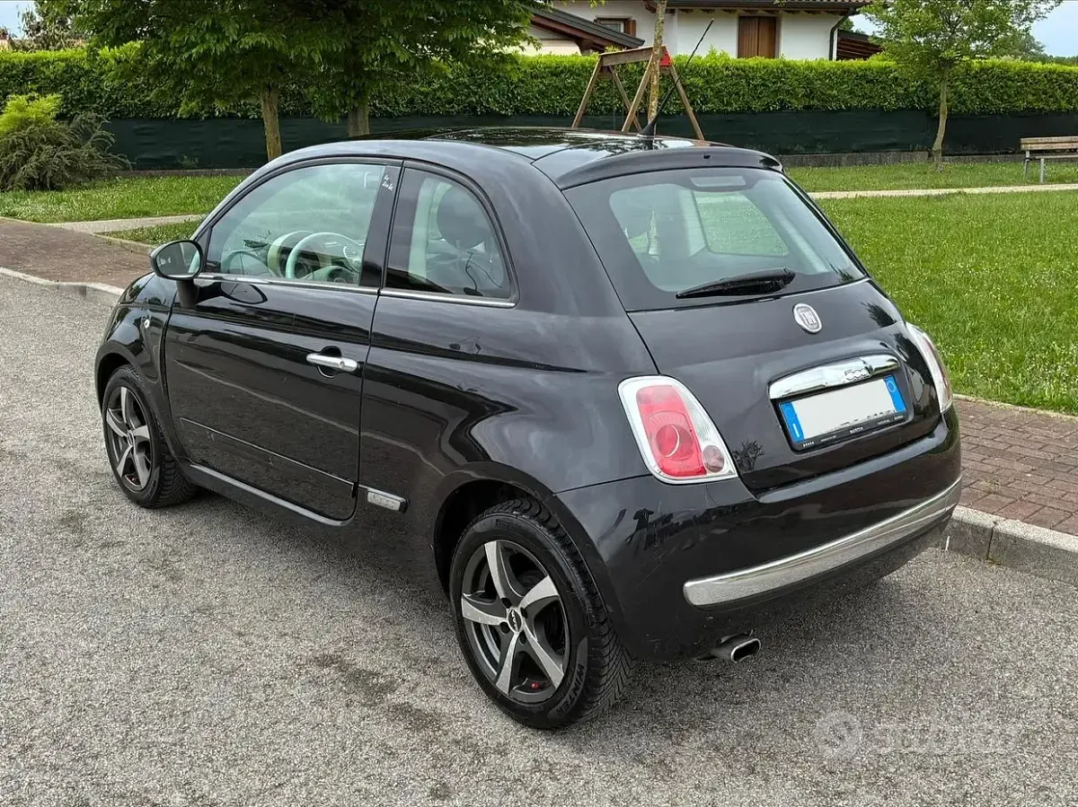 Usata Fiat 500 Lounge 69 CV (50 kW) 2010 Nero Berlina