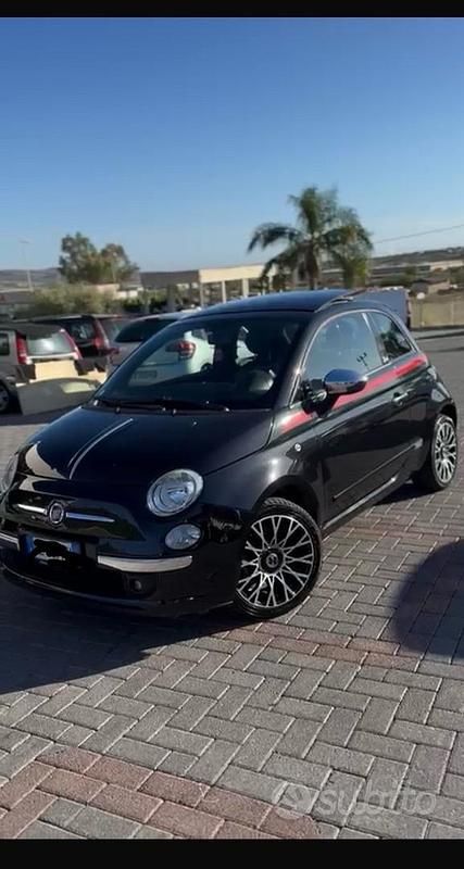 Usata Fiat 500 70 CV (51 kW) 2012 Nero Utilitaria