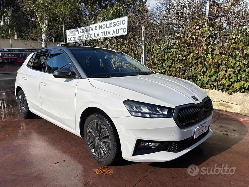 Usata Skoda Fabia 95 CV (69 kW) 2022 Bianco Utilitaria