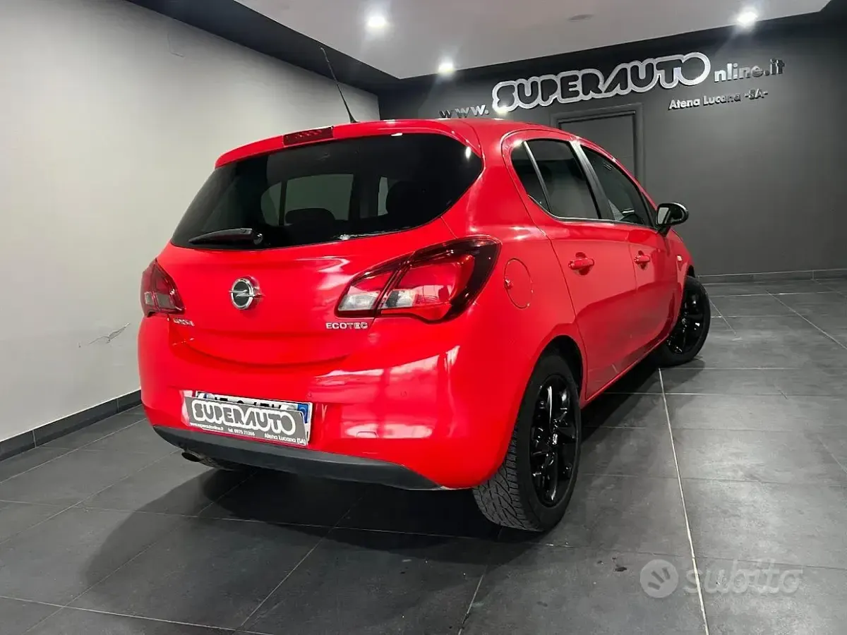 Usata Opel Corsa 90 CV (66 kW) 2019 Rosso Utilitaria