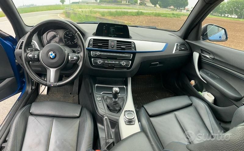 Usata BMW 118 M Sport 150 CV (110 kW) 2018 Blu Utilitaria