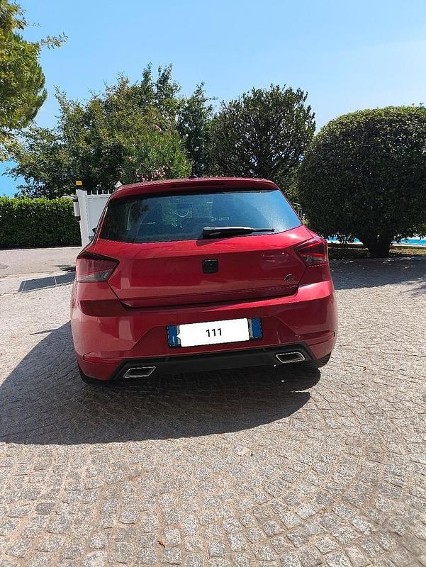 Usata Seat Ibiza FR 150 CV (110 kW) 2018 Rosso Berlina