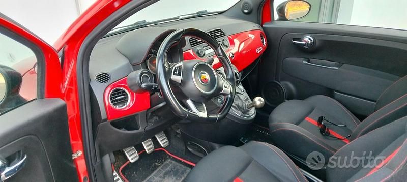 Usata Abarth 500 135 CV (99 kW) 2008 Rosso Utilitaria