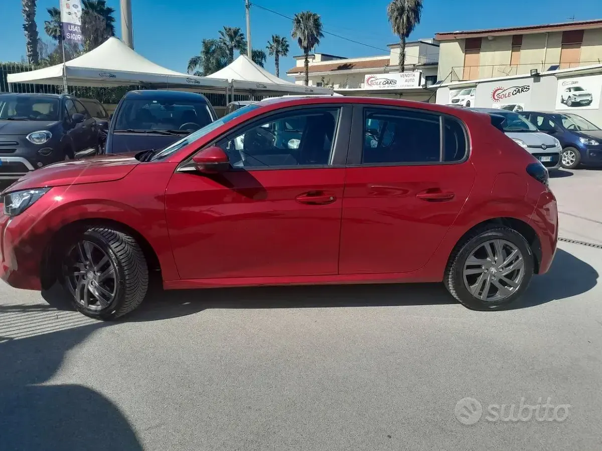 Usata Peugeot 208 Active 75 CV (55 kW) 2021 Rosso Utilitaria