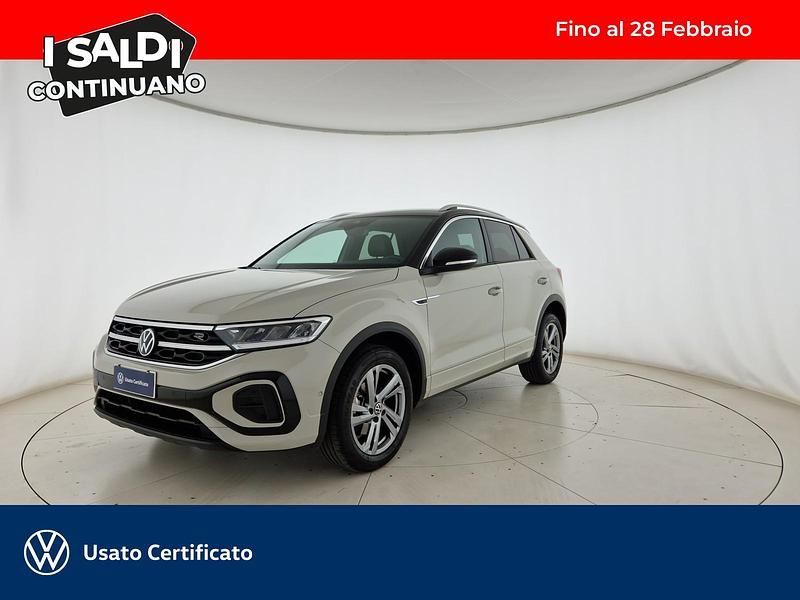 Ascot grey nero Usata 2022 VW T-Roc R-line SUV | 20.500 € (Buon prezzo) - Immagine 1/4
