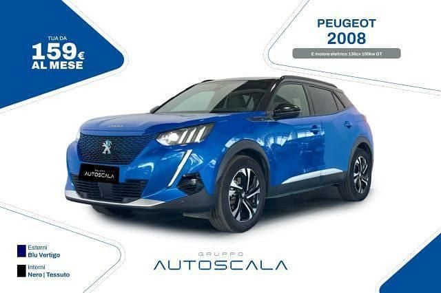 Blu vertigo Usata 2022 Peugeot e-2008 GT SUV | 15.990 € (Super prezzo) - Immagine 1/1