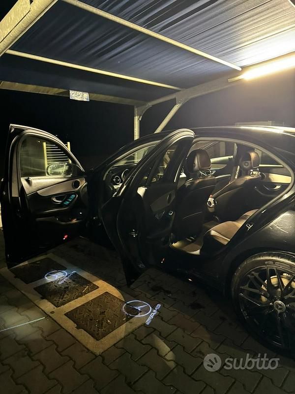 Usata Mercedes C220 AMG line 2015 Nero Berlina