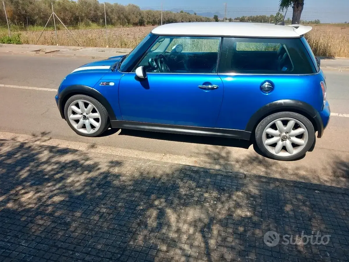 Usata Mini Cooper S 170 CV (125 kW) 2006 Blu Utilitaria