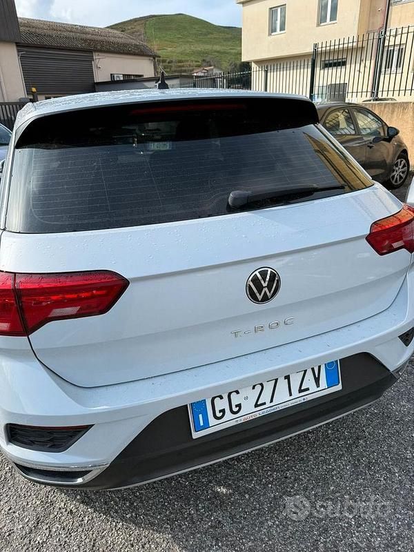 Usata VW T-Roc Sportline 150 CV (110 kW) 2021 Bianco SUV