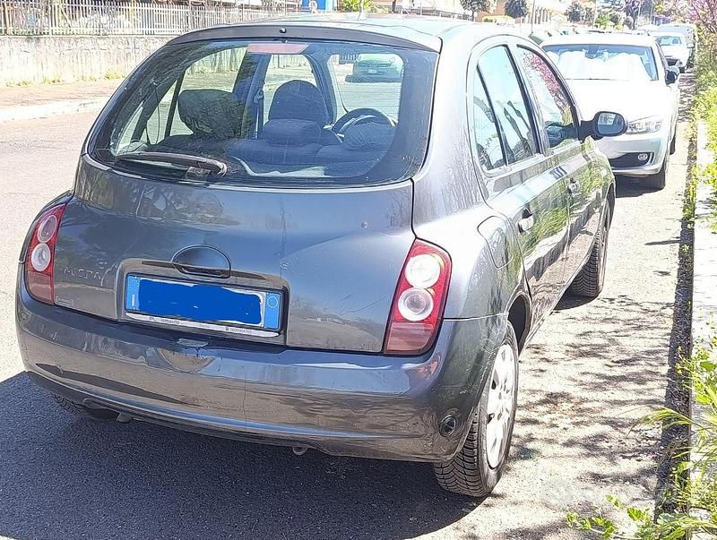 Usata Nissan Micra Acenta 80 CV (58 kW) 2003 Grigio Utilitaria
