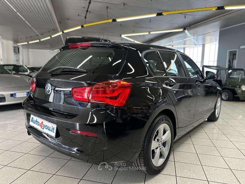 Usata BMW 118 Sport Line 136 CV (100 kW) 2018 Nero Utilitaria