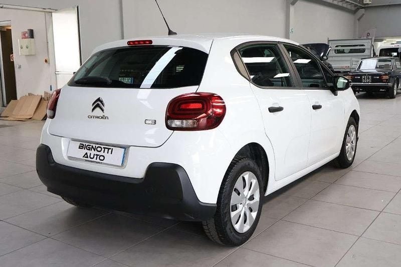 Usata Citroën C3 Live 75 CV (55 kW) 2018 Bianco Utilitaria