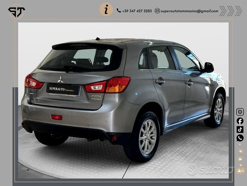 Usata Mitsubishi ASX Intense 116 CV (85 kW) 2015 Grigio SUV