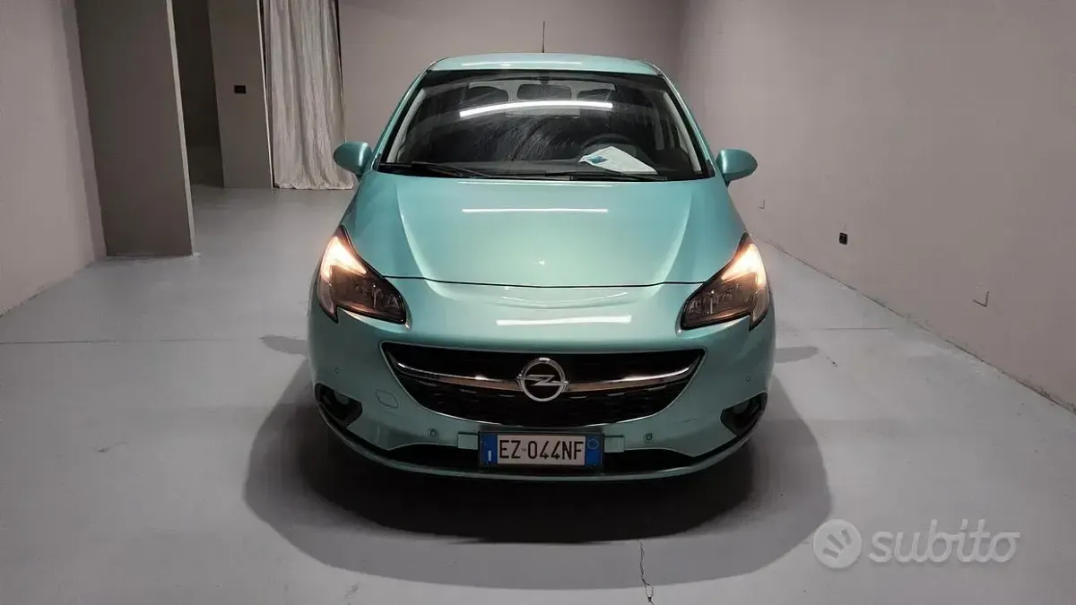 Usata Opel Corsa 95 CV (69 kW) 2015 Verde Utilitaria