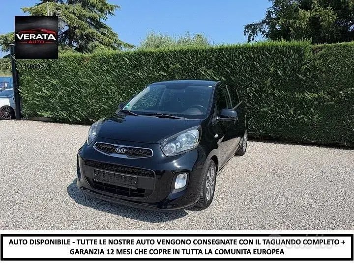 Usata Kia Picanto Active 66 CV (48 kW) 2016 Nero Utilitaria
