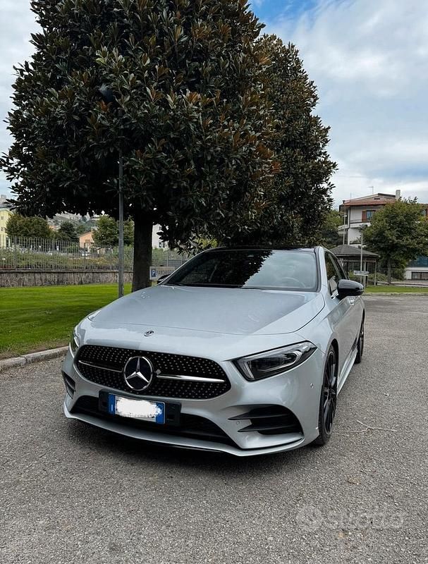Usata Mercedes A200 Premium Plus 150 CV (110 kW) 2019 Grigio Berlina