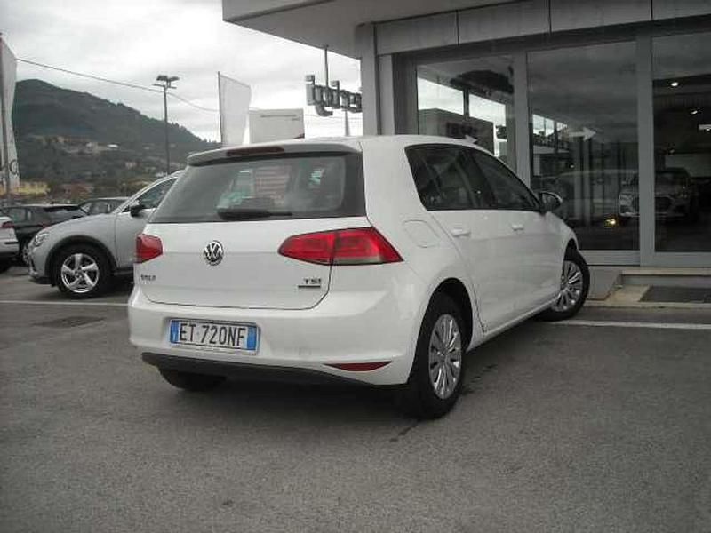 Usata VW Golf VII Trendline 86 CV (63 kW) 2014 Bianco Berlina