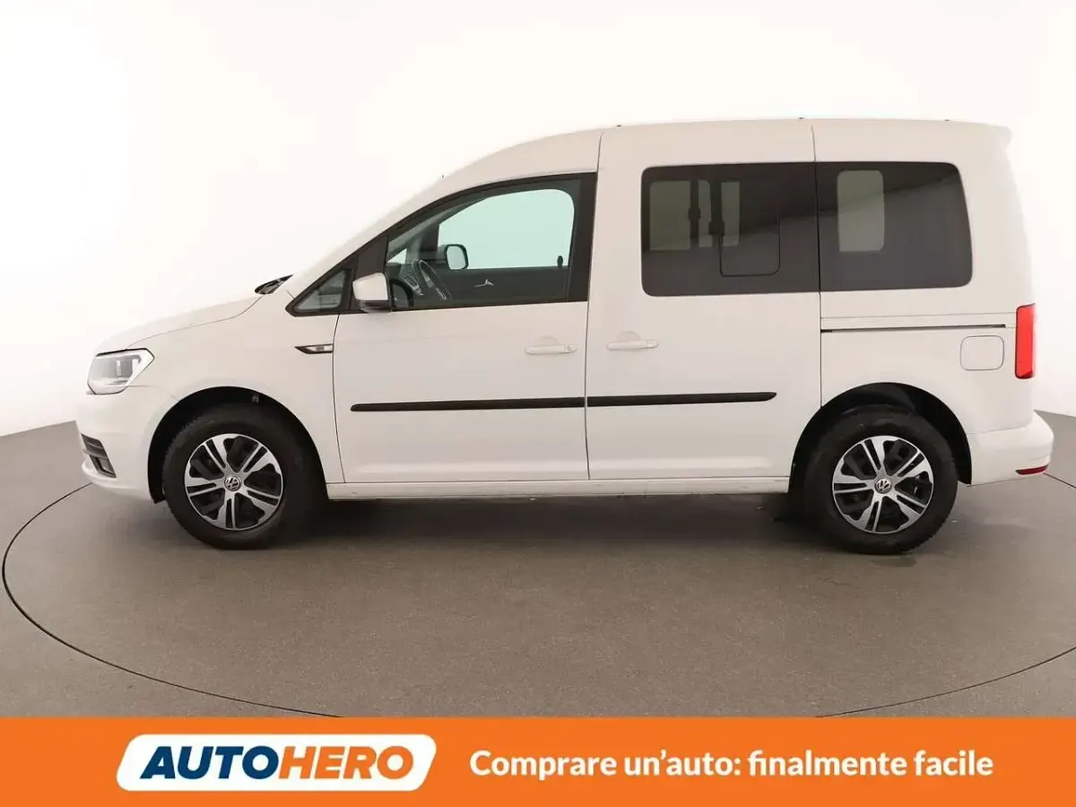 Usata VW Caddy 102 CV (75 kW) 2019 Bianco Monovolume