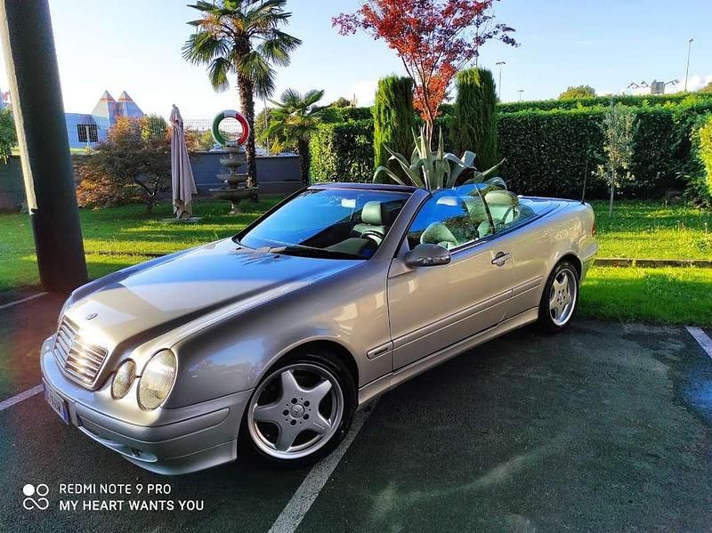 Usata Mercedes CLK200 Avantgarde 163 CV (119 kW) 2001 Argento Cabrio
