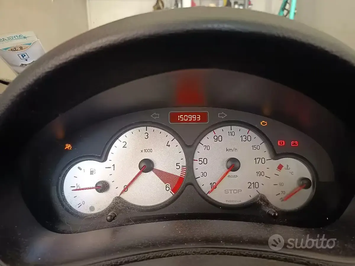 Usata Peugeot 206 68 CV (50 kW) 2007 Grigio Utilitaria