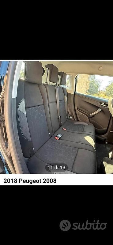 Usata Peugeot 2008 Allure 82 CV (60 kW) 2018 Nero SUV