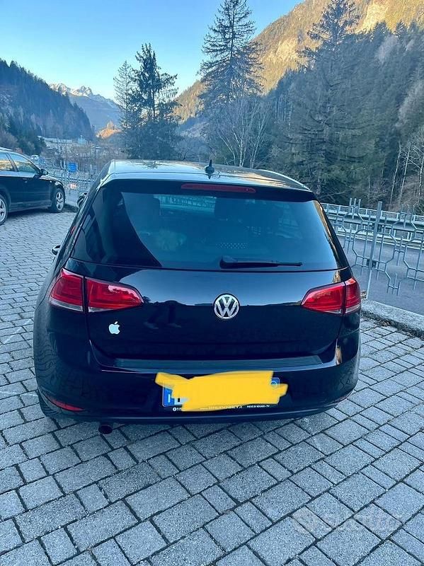 Usata VW Golf VII 110 CV (80 kW) 2017 Nero Berlina