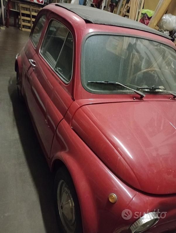 Usata Fiat 500 1960 Rosso Utilitaria