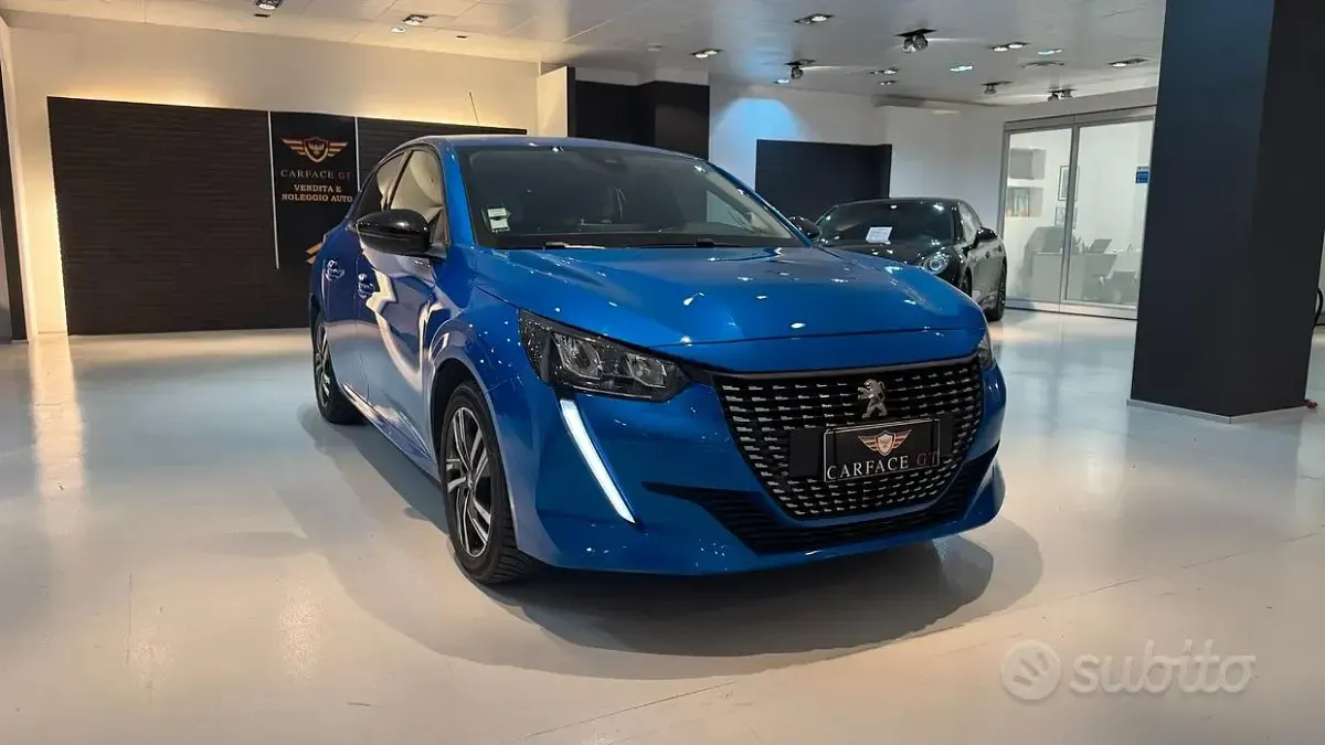 Usata Peugeot 208 GT 102 CV (75 kW) 2022 Blu Utilitaria