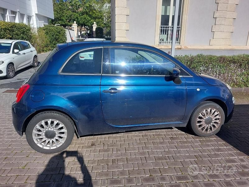 Usata Fiat 500 Lounge 69 CV (50 kW) 2020 Blu Utilitaria