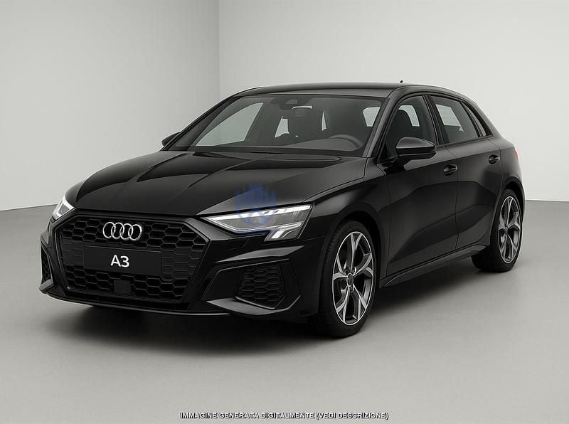 Usata Audi A3 Sportback S-Line 150 CV (110 kW) 2025 Nero Utilitaria