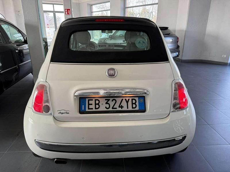 Usata Fiat 500C Lounge 69 CV (50 kW) 2010 Bianco Cabrio