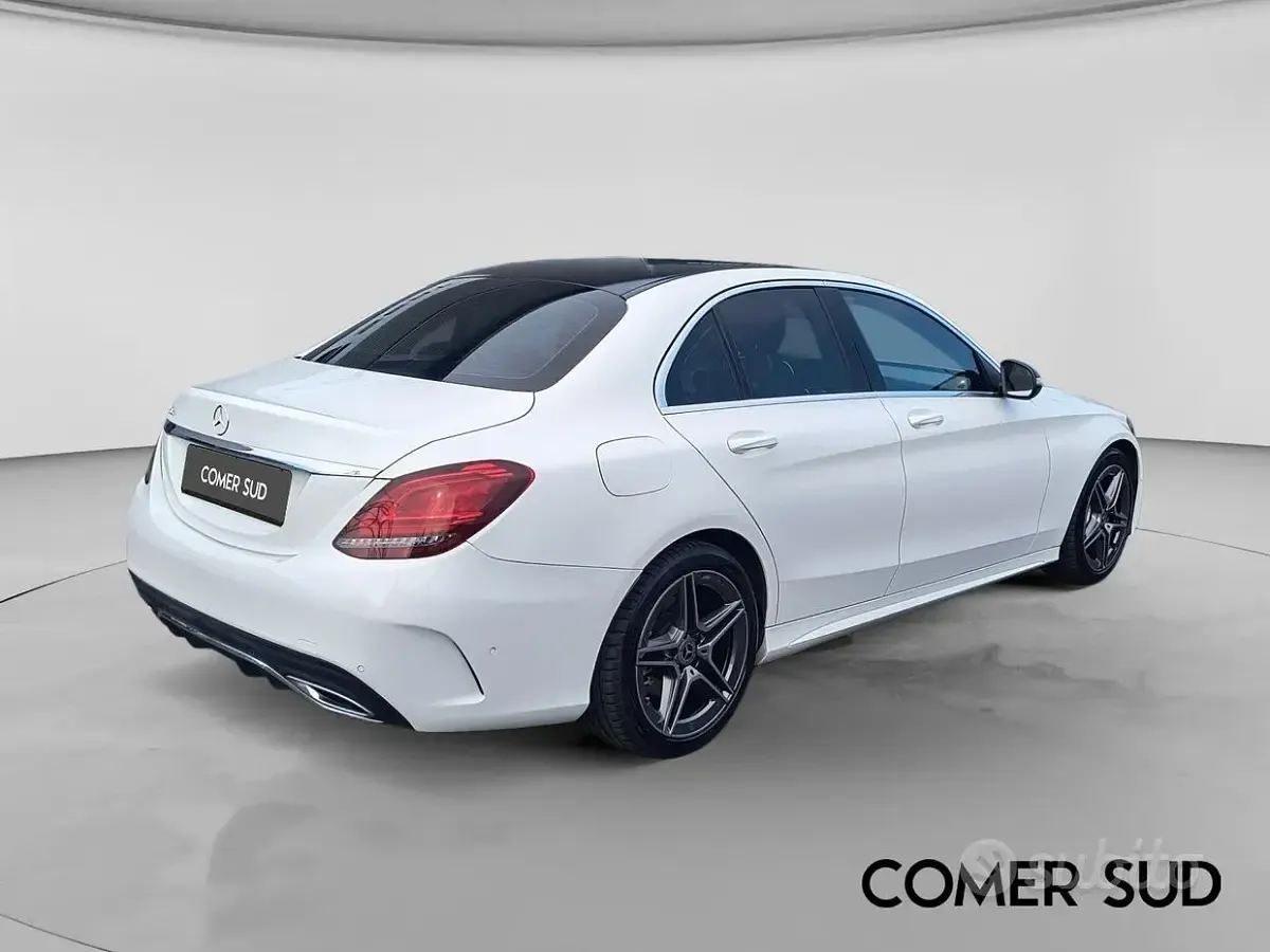 Usata Mercedes C220 Premium 194 CV (142 kW) 2019 Bianco Berlina