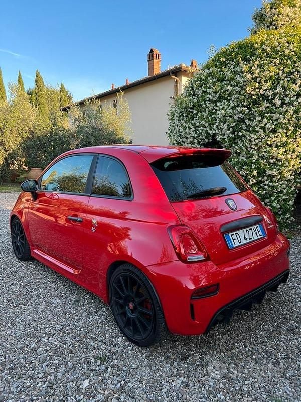 Usata Abarth 595 Competizione 181 CV (133 kW) 2016 Rosso Berlina