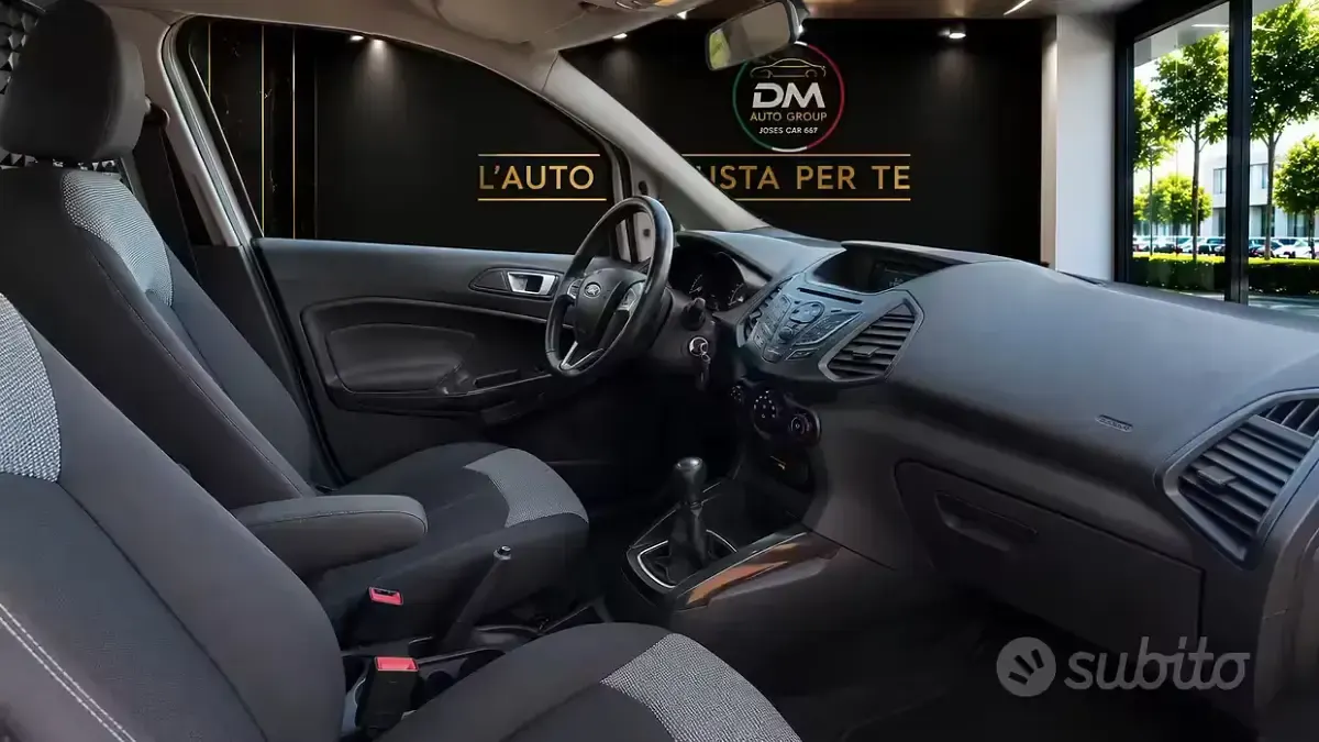Usata Ford Ecosport Titanium 91 CV (66 kW) 2015 Bianco SUV