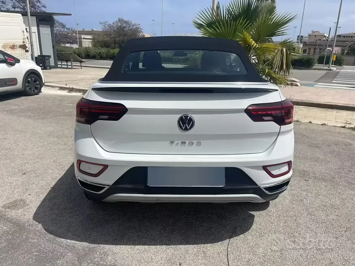 Usata VW T-Roc Cabriolet Style 110 CV (80 kW) 2023 Bianco Cabrio
