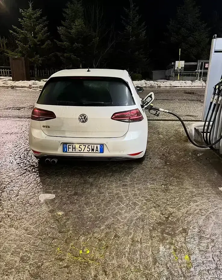 Usata VW Golf VII GTD 184 CV (135 kW) 2017 Bianco Berlina