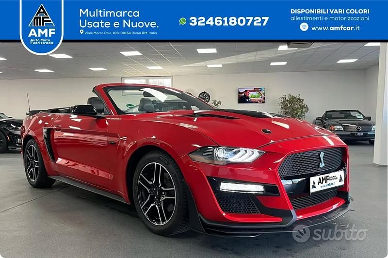 Usata Ford Mustang Premium 314 CV (230 kW) 2022 Rosso Cabrio