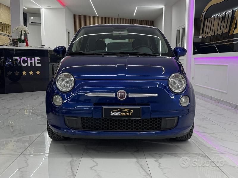 Usata Fiat 500 Lounge 69 CV (50 kW) 2010 Blu Berlina