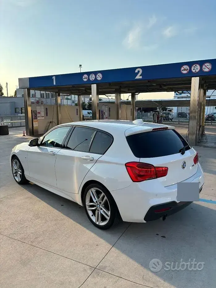 Usata BMW 118 M Sport 136 CV (100 kW) 2017 Bianco Berlina