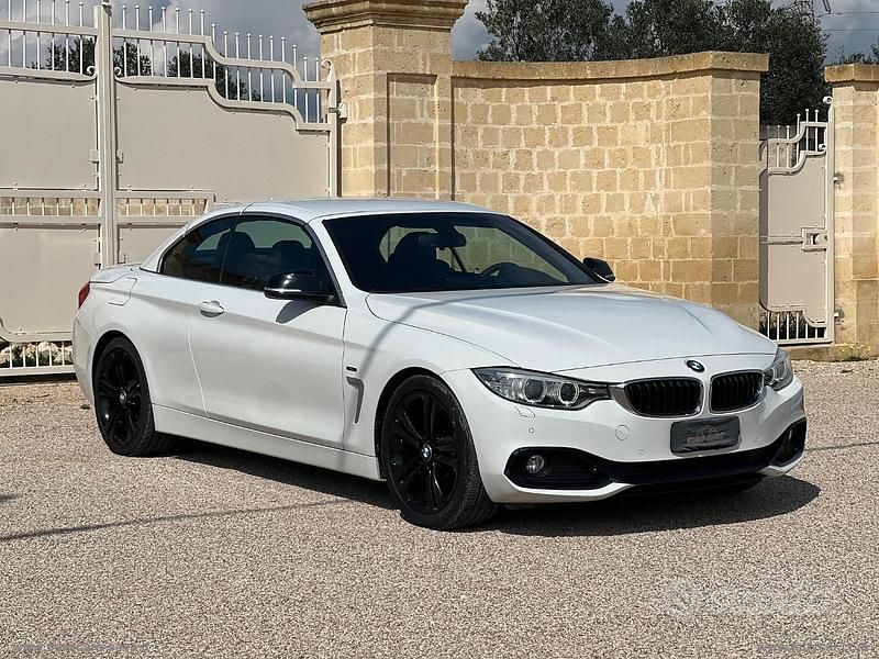 Usata BMW 420 Sport Line 183 CV (134 kW) 2015 Bianco Cabrio