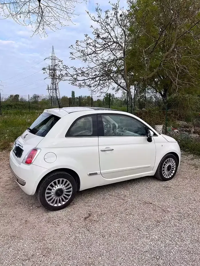 Usata Fiat 500 Lounge 95 CV (69 kW) 2014 Bianco Utilitaria