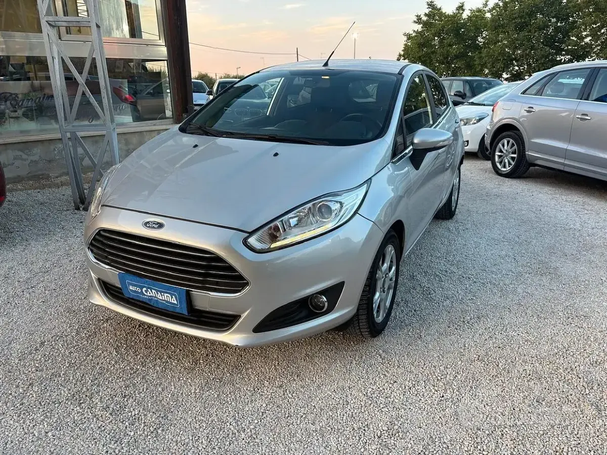 Usata Ford Fiesta Titanium 86 CV (63 kW) 2018 Grigio Utilitaria