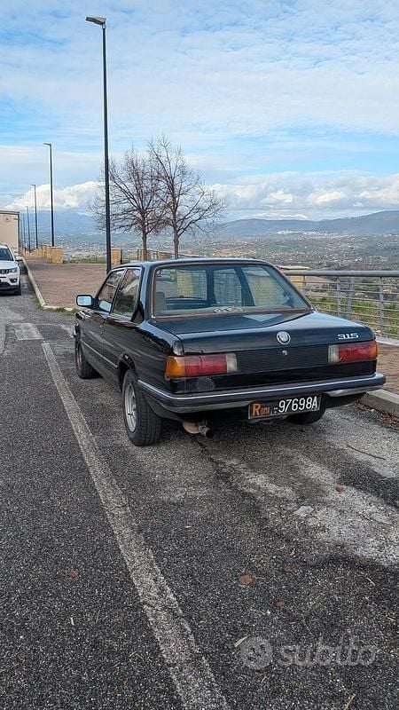 Usata BMW 315 1983 Nero Utilitaria