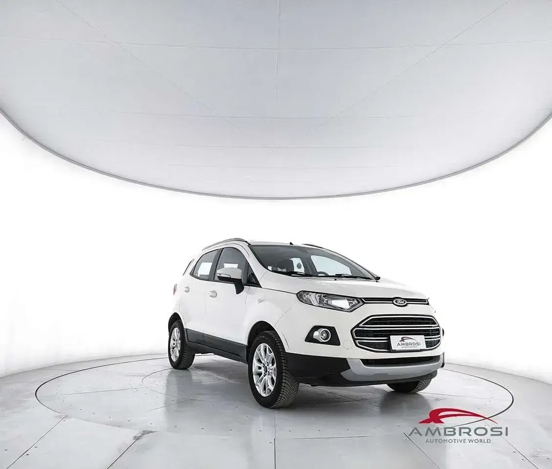 Usata Ford Ecosport Titanium 90 CV (66 kW) 2015 Bianco SUV