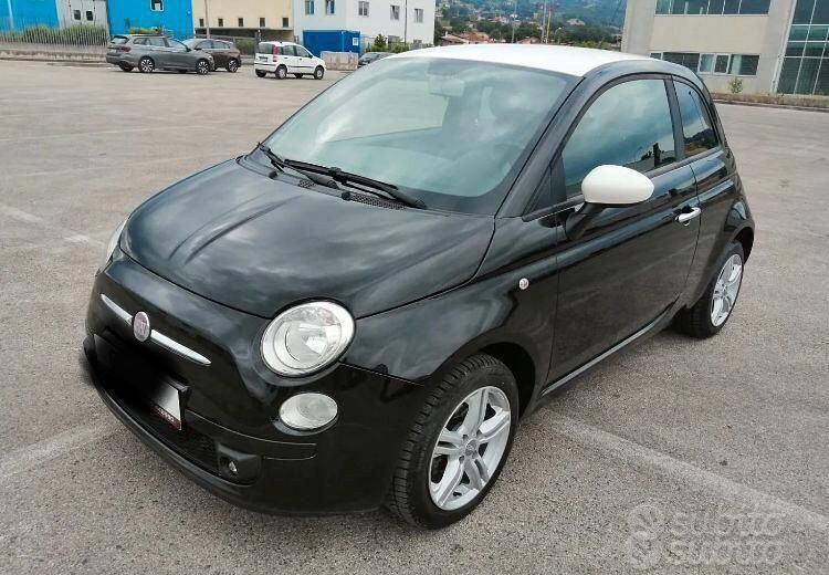 Usata Fiat 500 Sport 75 CV (55 kW) 2010 Nero Utilitaria