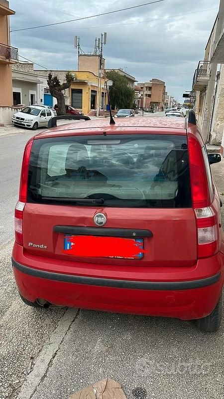 Usata Fiat Panda 60 CV (44 kW) 2003 Rosso Berlina